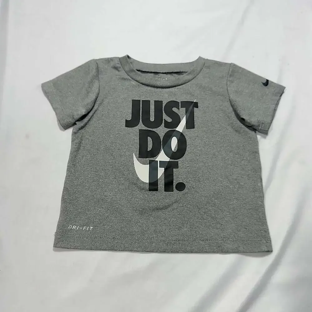 Nike Just Do It Dri-FIT Baby T-Shirt Gray